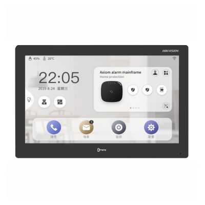 Монитор видеодомофона Hikvision DS-KH9510-WTE1(B)(Black)