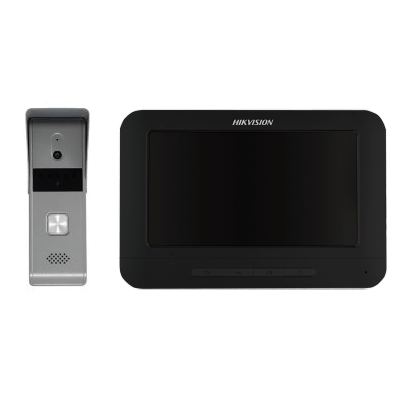 Комплект видеодомофона Hikvision DS-KIS205T(Black)