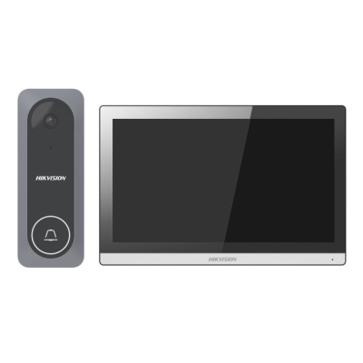 Комплект видеодомофона Hikvision DS-KIS312-P(B)