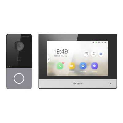 Комплект видеодомофона Hikvision DS-KIS603-P(C)