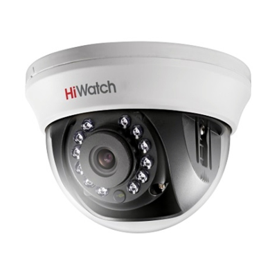 Купольная аналоговая камера HiWatch DS-T201(B) 2.8мм