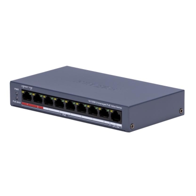 DS-3E0109P-E/M(C), PoE Коммутатор, Hikvision