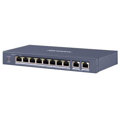 DS-3E0310P-E/M, PoE Коммутатор, Hikvision