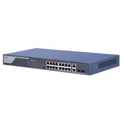 DS-3E0318P-E(C), PoE Коммутатор, Hikvision