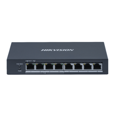 DS-3E0508P-O, PoE Коммутатор, Hikvision