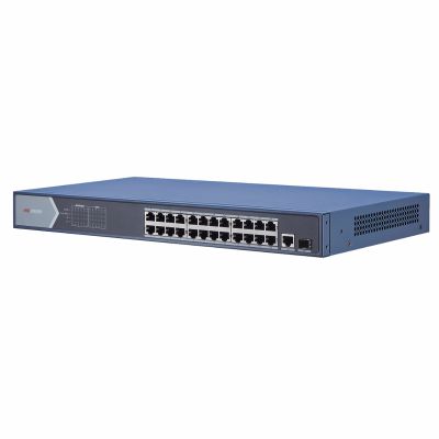 DS-3E0526P-E(B), PoE Коммутатор, Hikvision