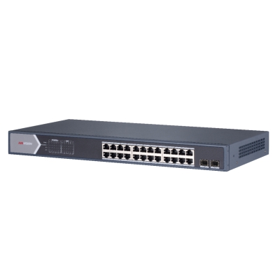 DS-3E0526P-E/M(B), PoE Коммутатор, Hikvision
