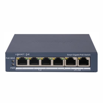 DS-3E1506P-EI, PoE Коммутатор, управляемый, Hikvision