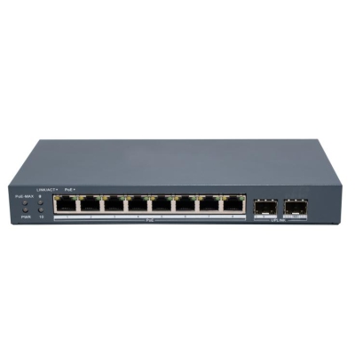 DS-3E1510P-EI/M-8P2F, PoE Коммутатор, управляемый, Hikvision