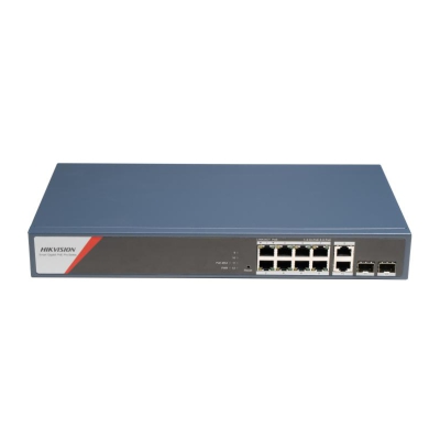 DS-3E1512HP-SI-8P2T2F, PoE Коммутатор, управляемый, Hikvision