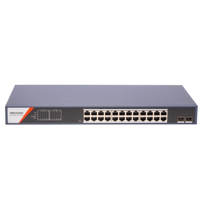 DS-3E1526P-SI-24P2F, PoE Коммутатор, управляемый, Hikvision
