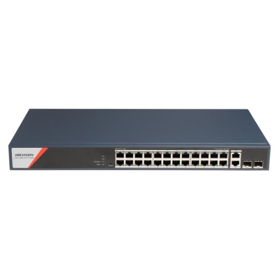 DS-3E1528HP-SI-24P2T2F, PoE Коммутатор, управляемый, Hikvision