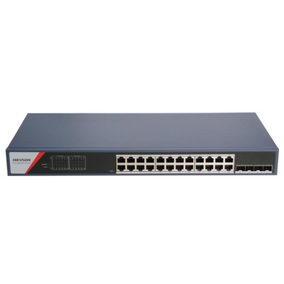 DS-3E1528P-SI-24P4F, PoE Коммутатор, управляемый, Hikvision