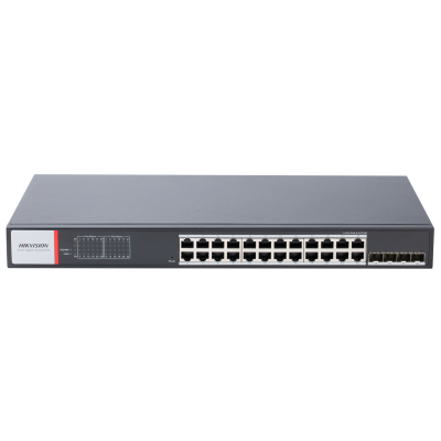 DS-3T1528HP-SI-24P4F, PoE Коммутатор, управляемый, Hikvision