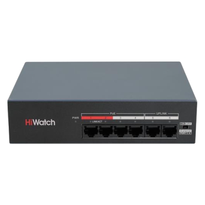 DS-S0106-MP, PoE Коммутатор, HiWatch