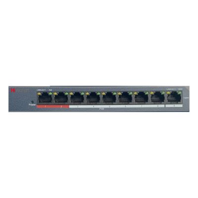 DS-S908P(B), PoE Коммутатор, HiWatch