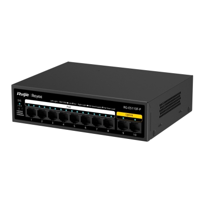 RG-ES110F-P, PoE Коммутатор, Ruijie | Reyee