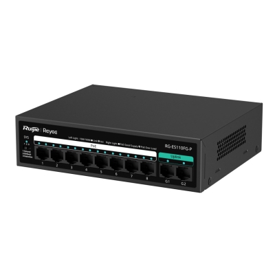 RG-ES110FG-P, PoE Коммутатор, Ruijie | Reyee